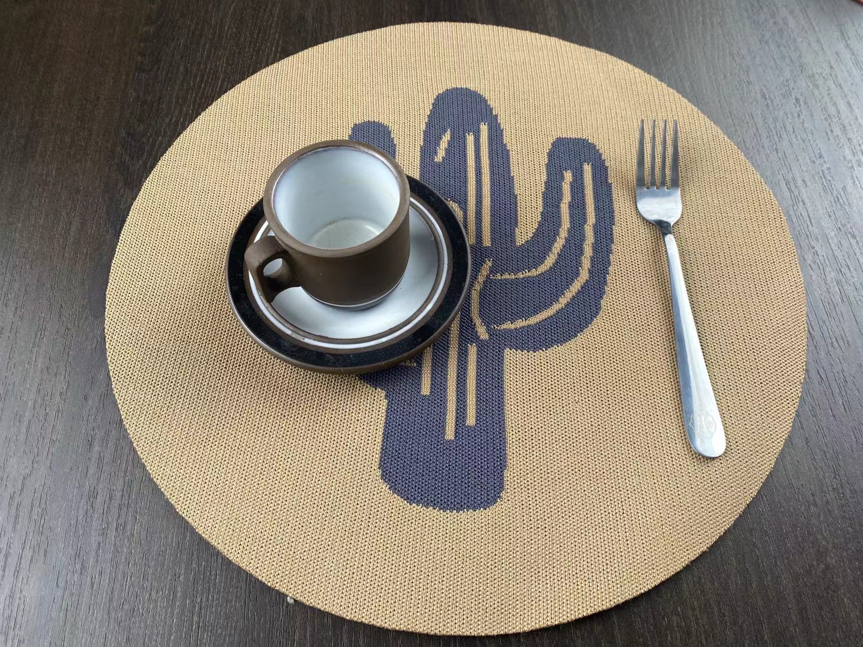 Eco-Friendly Heavy Cotton Kitchen Table Mat with Durable Handwoven Pattern