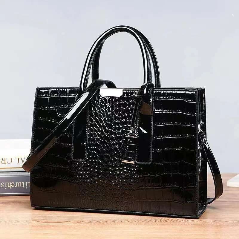 Crocodile Print Handbags For Women, Tote Adjustable Strap, Top Handle Bag, Large Capacity, Crossbody Bags, Work,