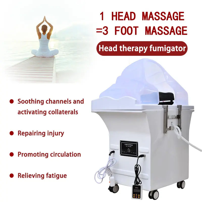 Mobile Water Tank Shampoo Wash Chair Massage Head Spa Adjustable Water Circulation Multifunctional Fumigable Shampoo Bed