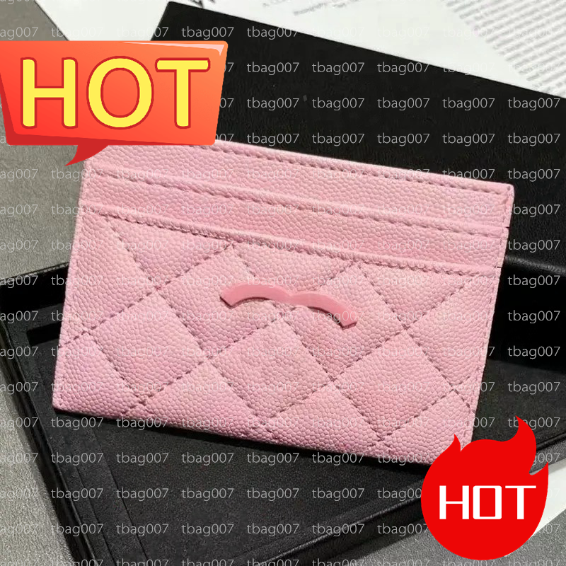Women Luxury CardHolder Ava Designer Wallet Id Card Coin Purses Cowhide Leather Fashion Key Pouch Mens Card Holders Zippy Purses Chain Money Wallets Keychain 244