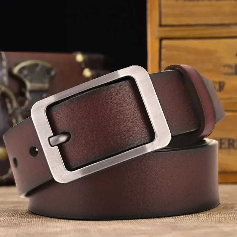 Belt mens needle buckle pants belt middle-aged youth formal wear busin retro casual simple versatile jeans beltXJ250114