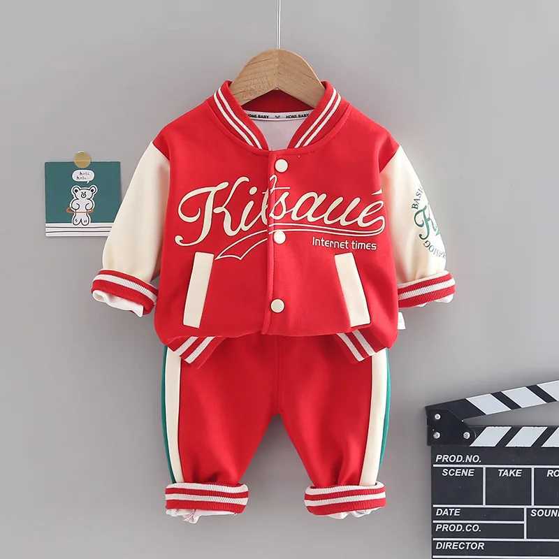 Clothing Sets Baby Boy Fall Clothes Boutique Outfits for Girls Long Sleeve Single Breasted Cardigan Coats Pants Infant Clothing Kids Sportwear Y241129