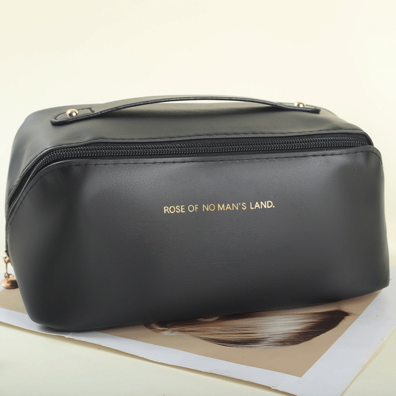 Personalized Makeup Bag Custom Embroidered Travel Cosmetic Christmas Gifts for Her Bridesmaid Birthday Gift Women 240313