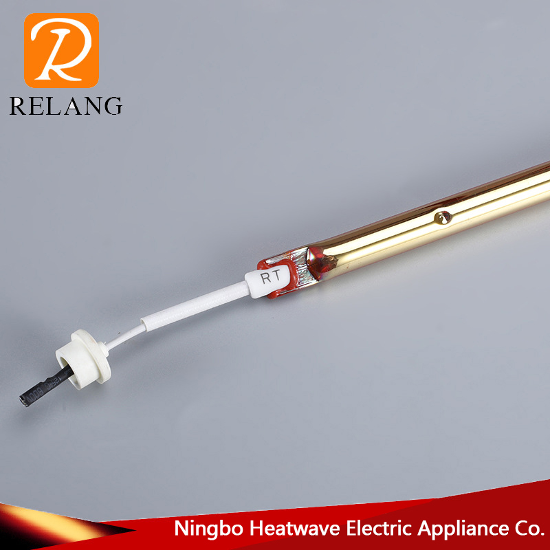 Manufacturers supply gold carbon butler carbon fiber heating tube yellow gold straight tube bath heater heater accessories