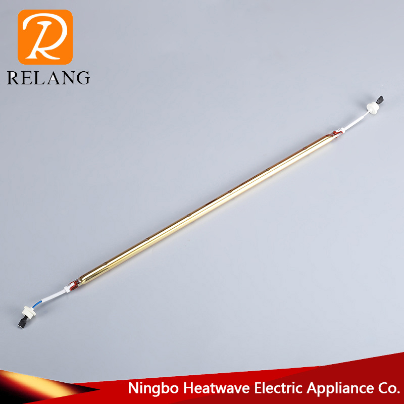 Manufacturers supply gold carbon butler carbon fiber heating tube yellow gold straight tube bath heater heater accessories