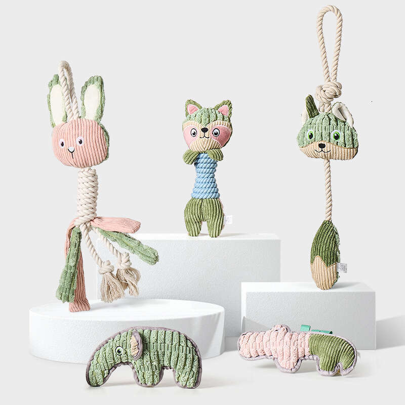 Fun Squeaky Dog Chew Toy, Durable Teething and Interactive Boredom Relief