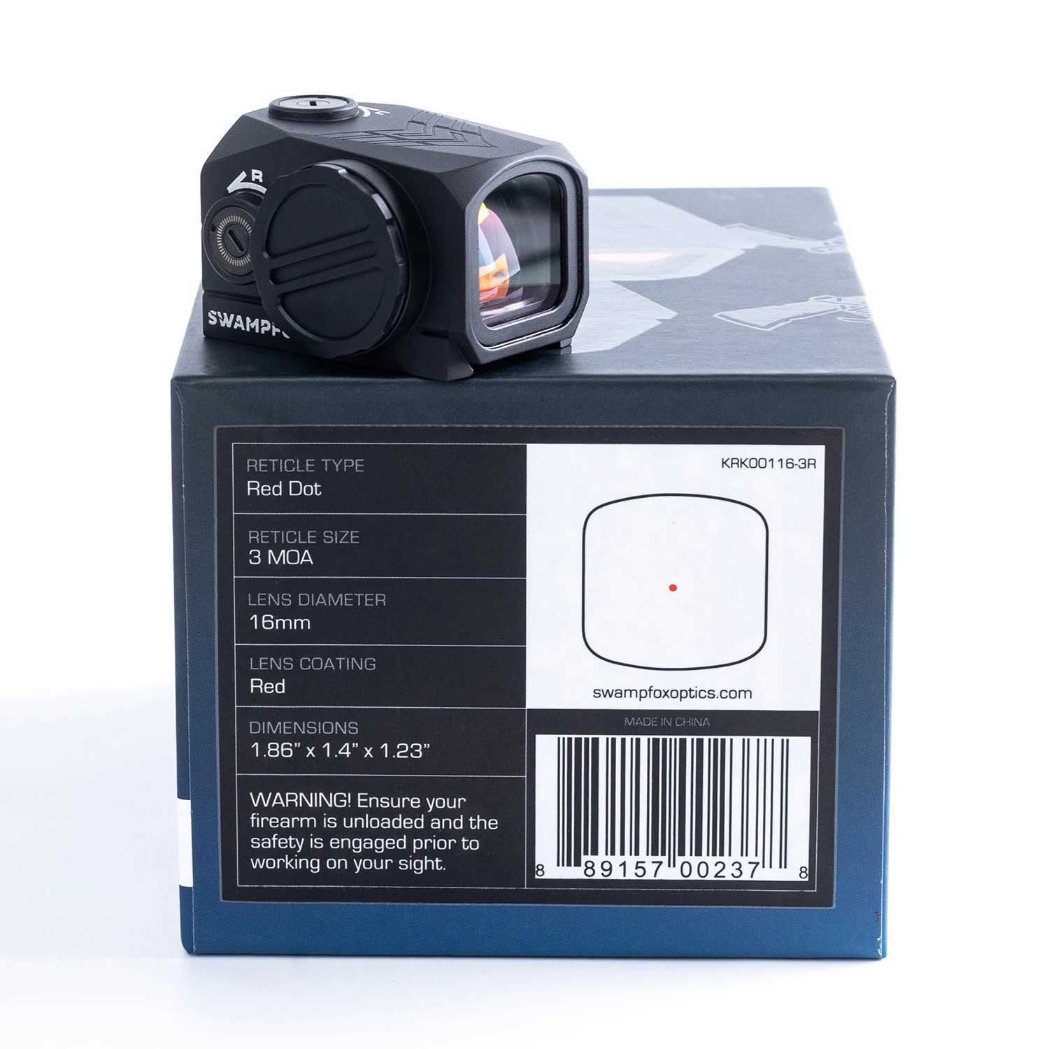 Original Swampfox Kraken 6 Closed Emitter Red Dot SightW241014