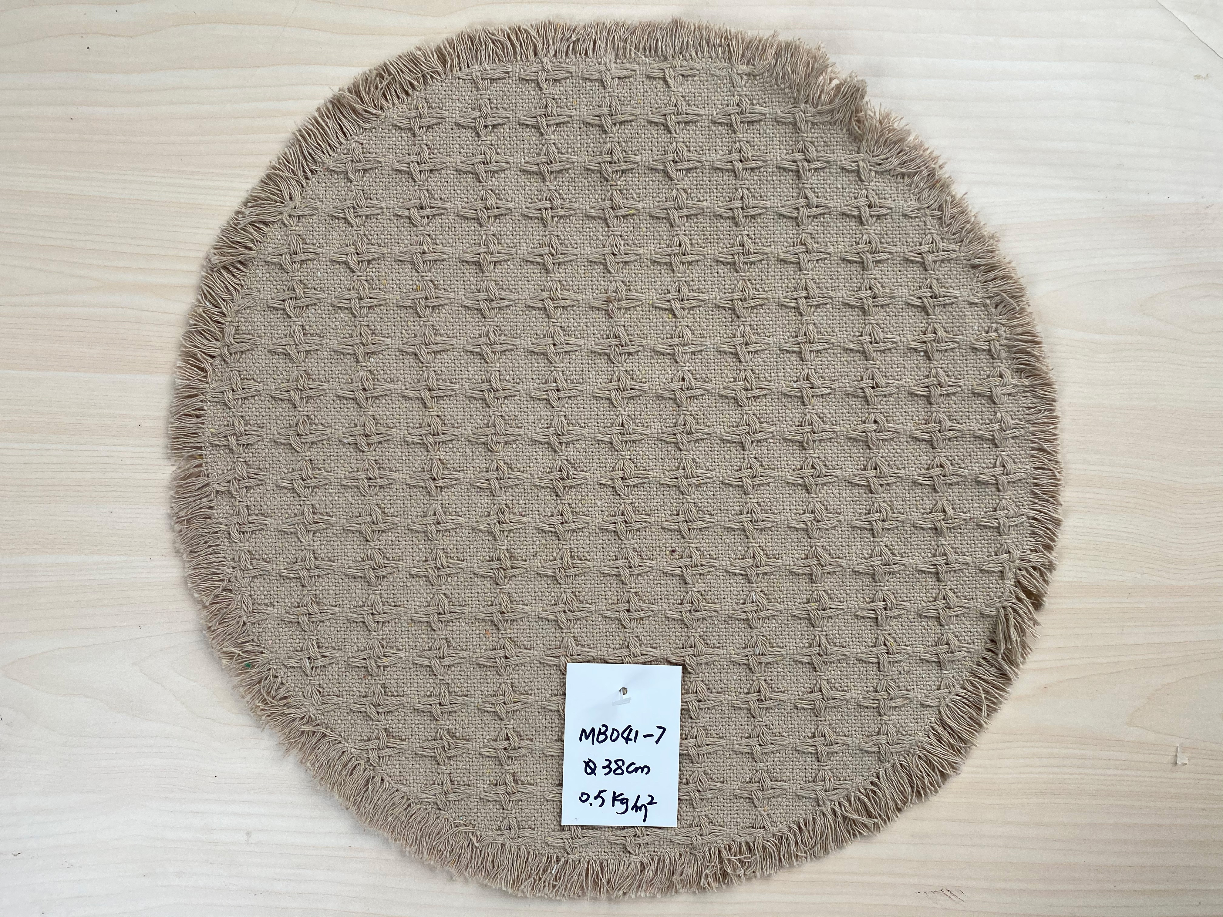 Eco-Friendly Handcrafted Cotton Dining Table Mat - Durable & Stylish Kitchen Decoration
