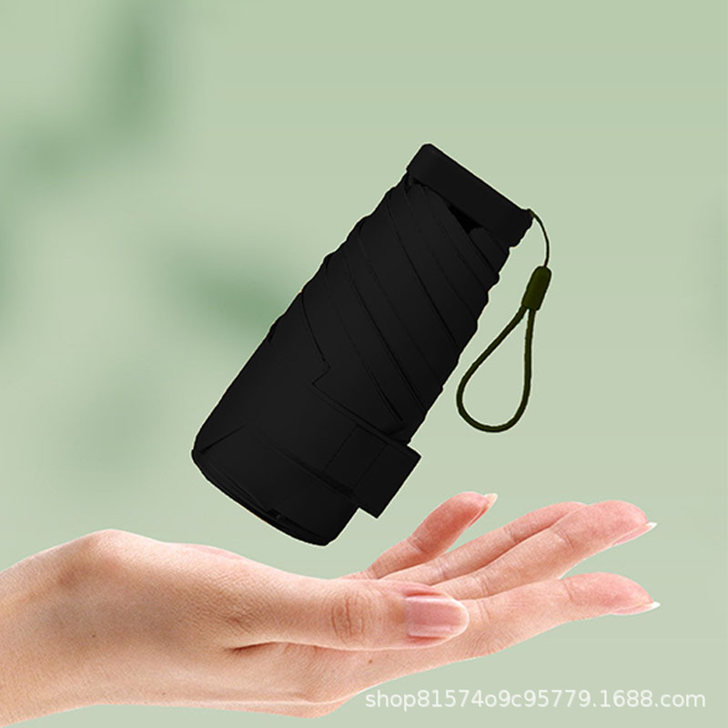 Premium Dual Layered Small Foldable Umbrella with Branded Design - Suitable for Both Rainy Days and Sunshine