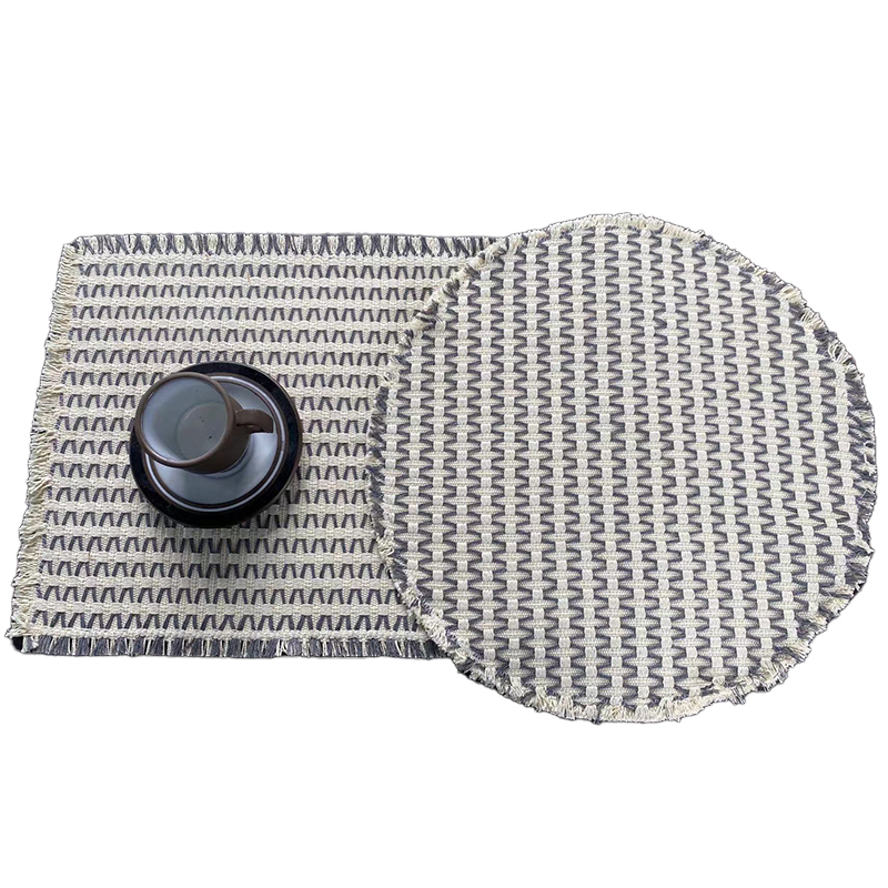 Durable Handwoven Cotton Kitchen Table Mat - Environmentally Friendly Material