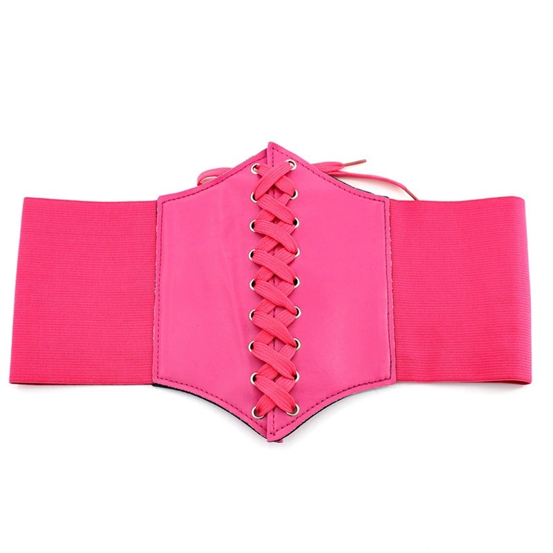 Decorative belt women's elastic girdle seal simple hundred with shirt dress four seasons trend wide straps skinny