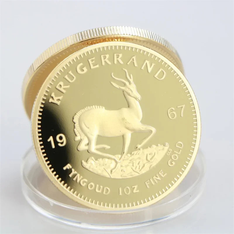 South Africa Saudi Krugerrand Gold Coin Paul Kruger Collectible Coins 250108