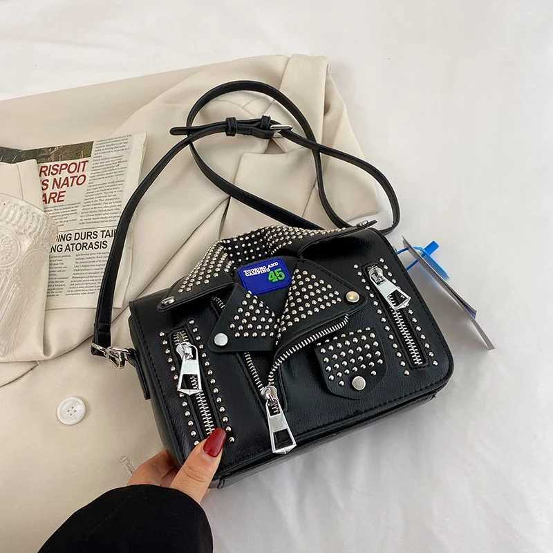 Branded Jackets Bags for Women Fashion Studded Crossbody Bag Personality Purses and Handbag Designer Shoulder Bag Top Backpacks Z250115