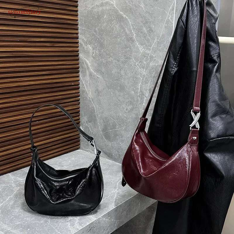 Genuine Leather Women's Shoulder New High Quality Underarm Bag Fashionable Urban Ladies' Versatile Commuting Handbag swissmilitary