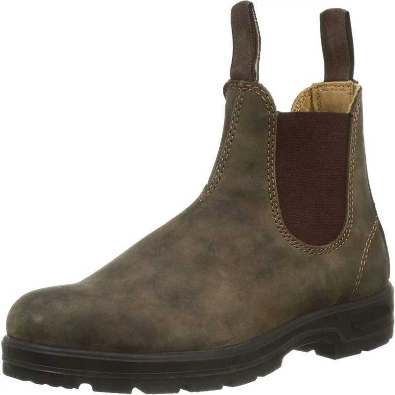 Leather Ankle Boots Men Chelsea Boot Casual Platform Shoes Man Spring Winter Slip Couples Booties Handmade Botines 024XJ250115