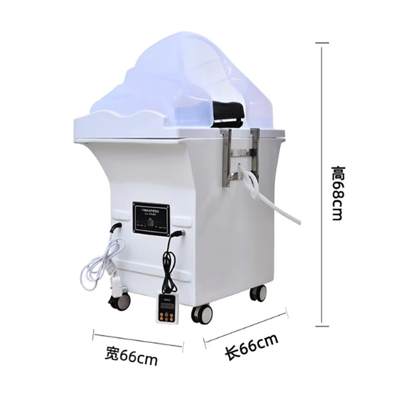Mobile Water Tank Shampoo Wash Chair Massage Head Spa Adjustable Water Circulation Multifunctional Fumigable Shampoo Bed