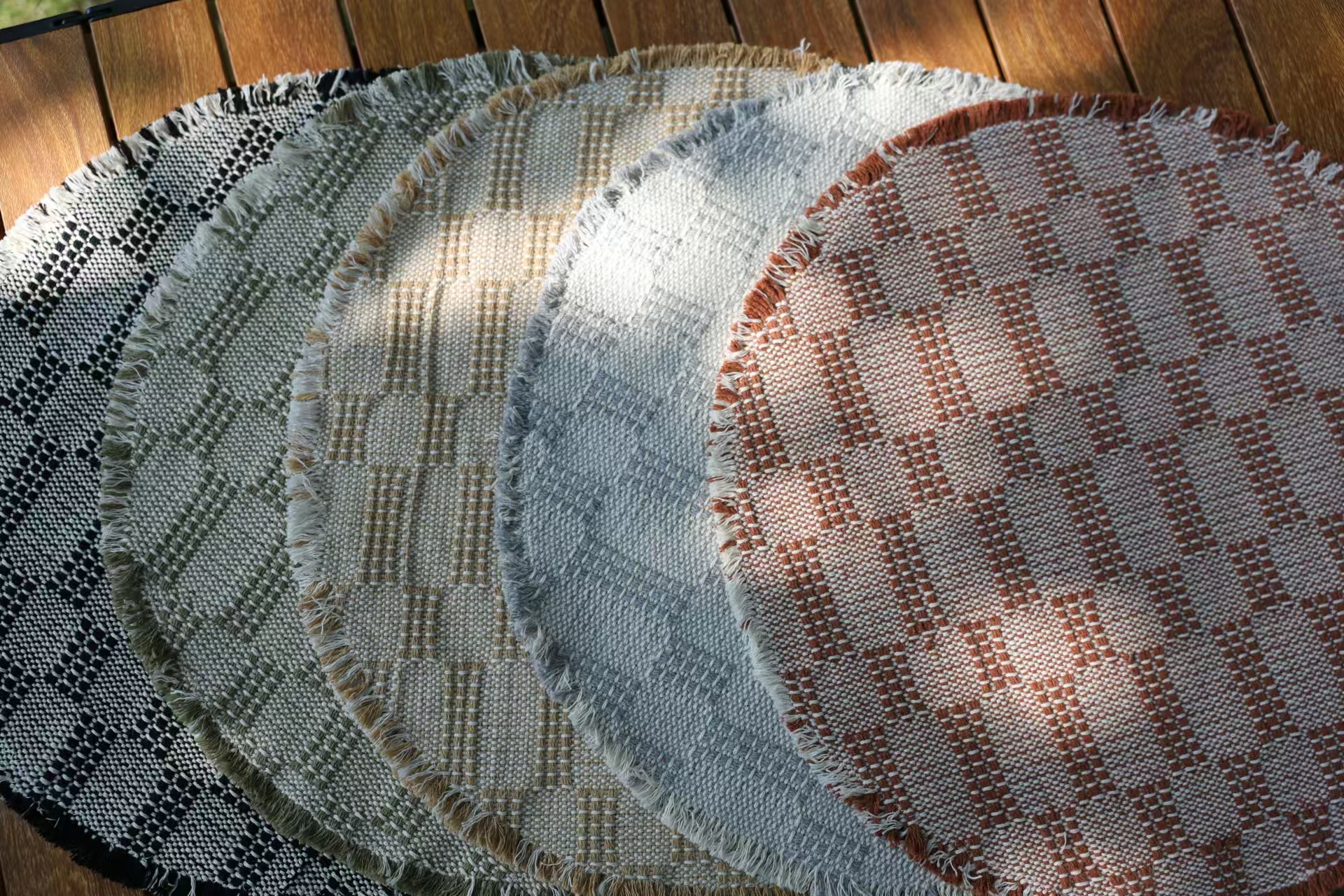 Heavyweight Handwoven Cotton Kitchen Table Mat - Eco-Friendly & Durable