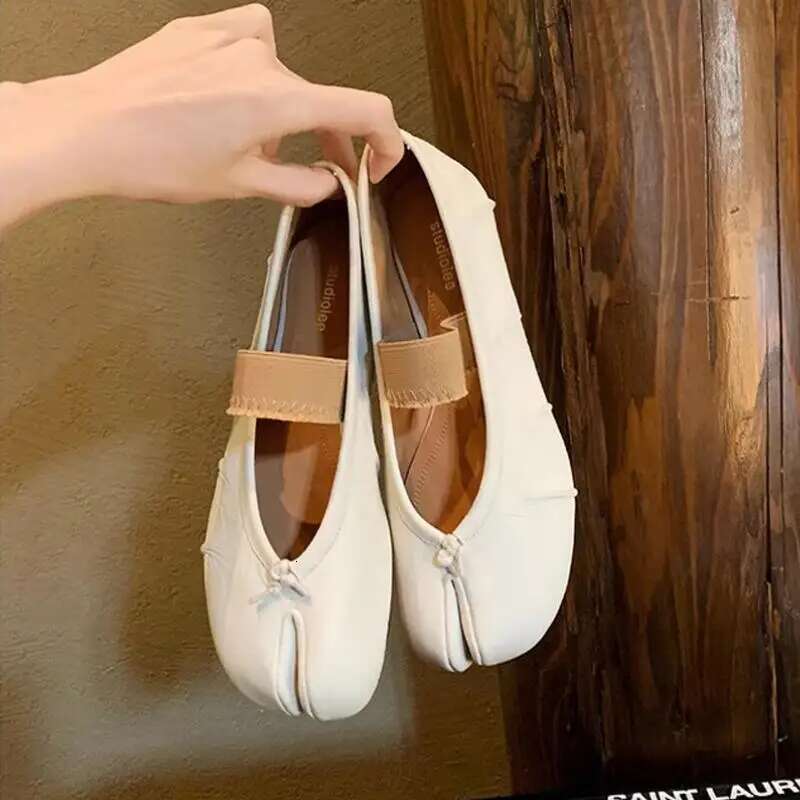 Round Split Toe Flat Shoes Women hot 2024 Casual Loafer Moccasins Tabi Ninja Mary Jane Soft Sole Ballet Flats Muje