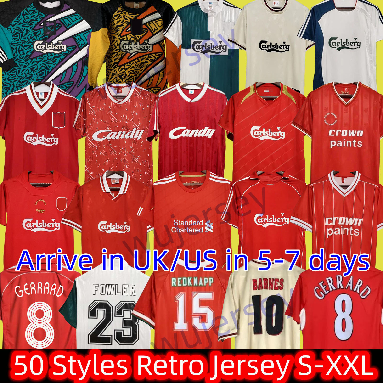 85 86 DALGLISH RUDDOCK RETRO Soccer Jerseys 93 97 FOWLER REDKNAPP WRIGHT McMANAMAN 04 05 08 09 10 GERRARD TORRES MASCHERANO Football Shirt