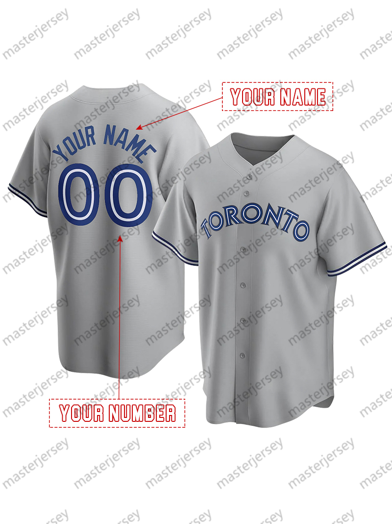 27 Guerrero Jr. Custom Baseball Jerseys Bichette Springer Kirk Berrios Raposo Jersey Sweatshirt - Embroidered Loose Fit