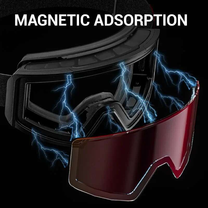 Ddmytiger Ddmytiger China Domestic Anti Fog Ski Goggles Photochromic Snow Magnetic Lens Men Women Snowboard Double Layer Sponge