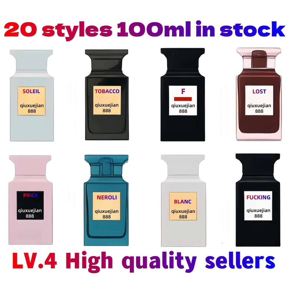 20 types 100ML Perfumes for Mens perfume Womens Fragrance 100ml EDP Eau De Parfum Spray Designer Perfumes Long Lasting Fragrances Wholesale Fast delivery