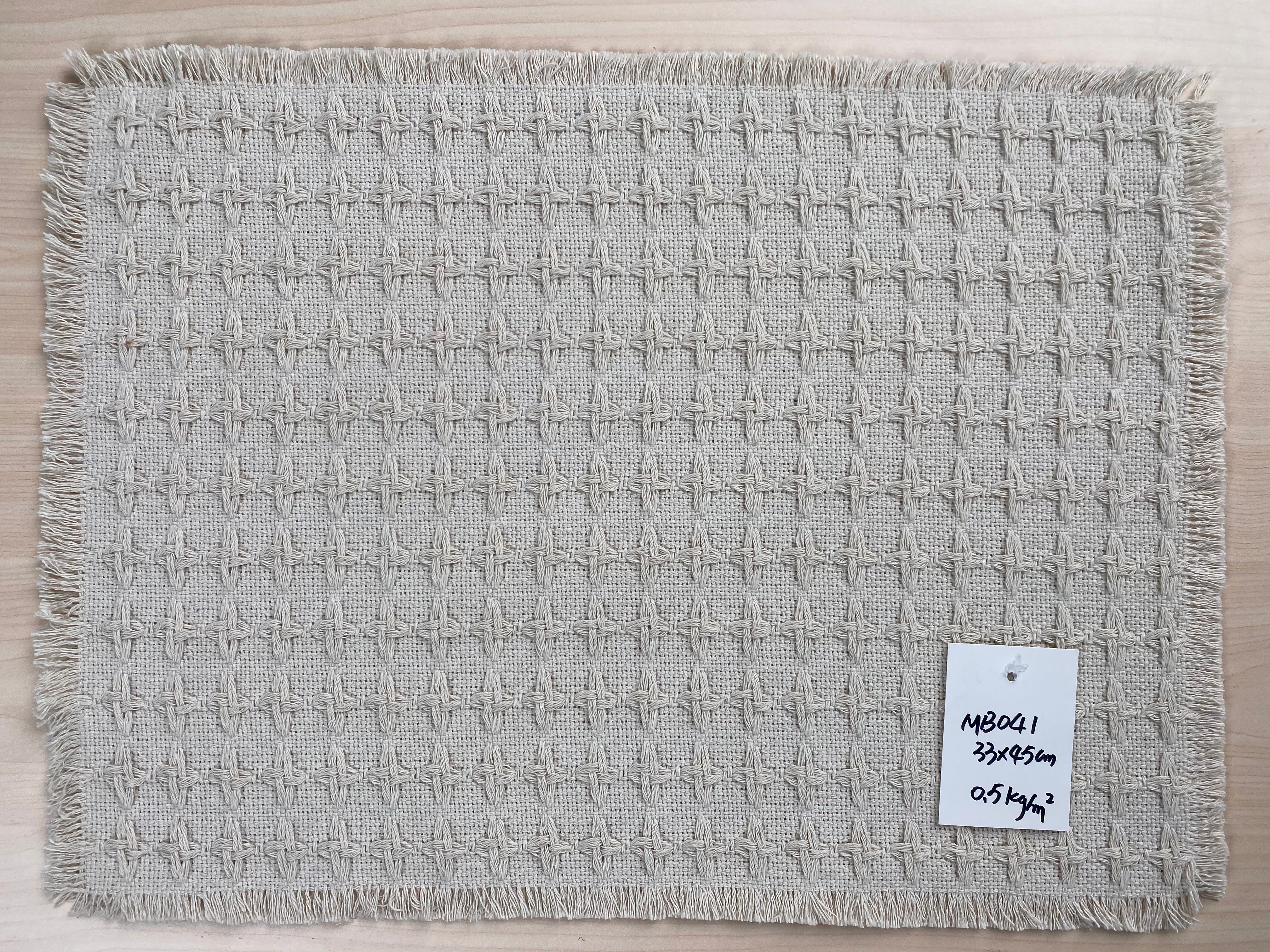 Eco-Friendly Handcrafted Thick Cotton Table Mat - Durable Kitchen Rug
