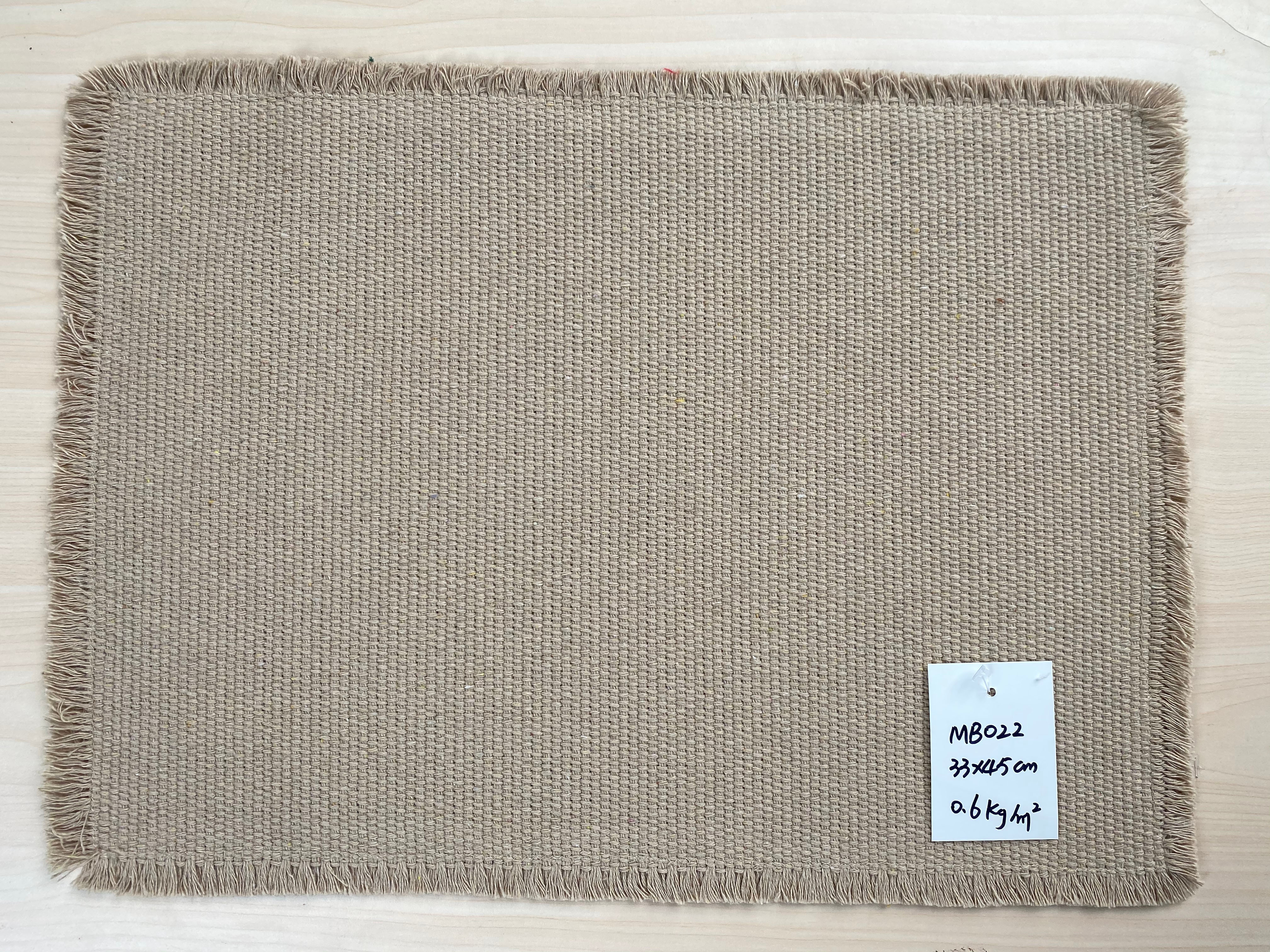 Heavyweight Cotton Kitchen Mat - Environmentally Conscious, Handmade Table Runner