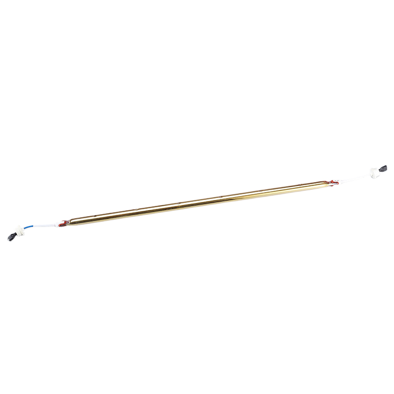 Manufacturers supply gold carbon butler carbon fiber heating tube yellow gold straight tube bath heater heater accessories