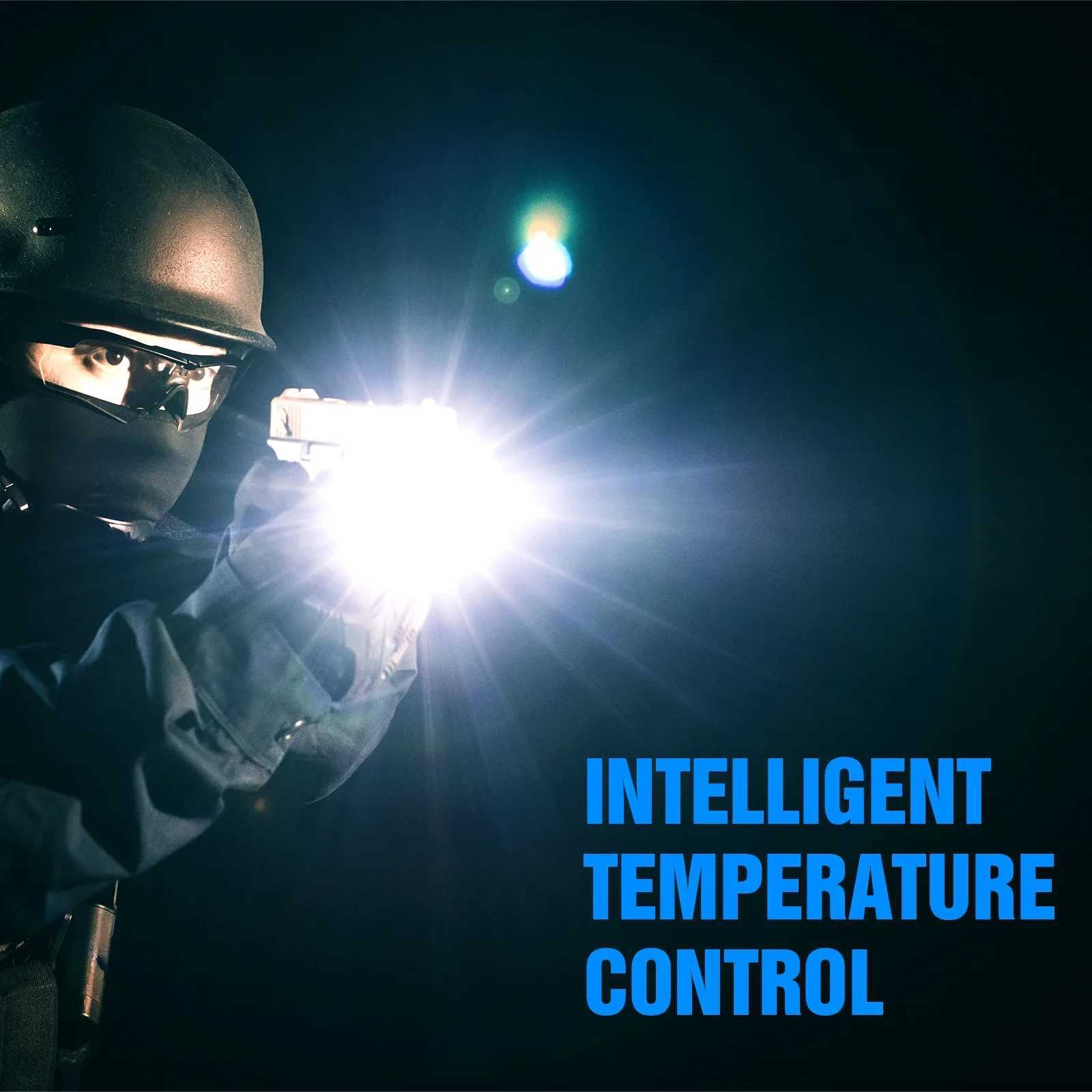 Trustfire GM23 Tactical D Flashlights Mini Lights 800 Lumens USB Rechargeable Quick Release 1913/GL Rail XJ250718