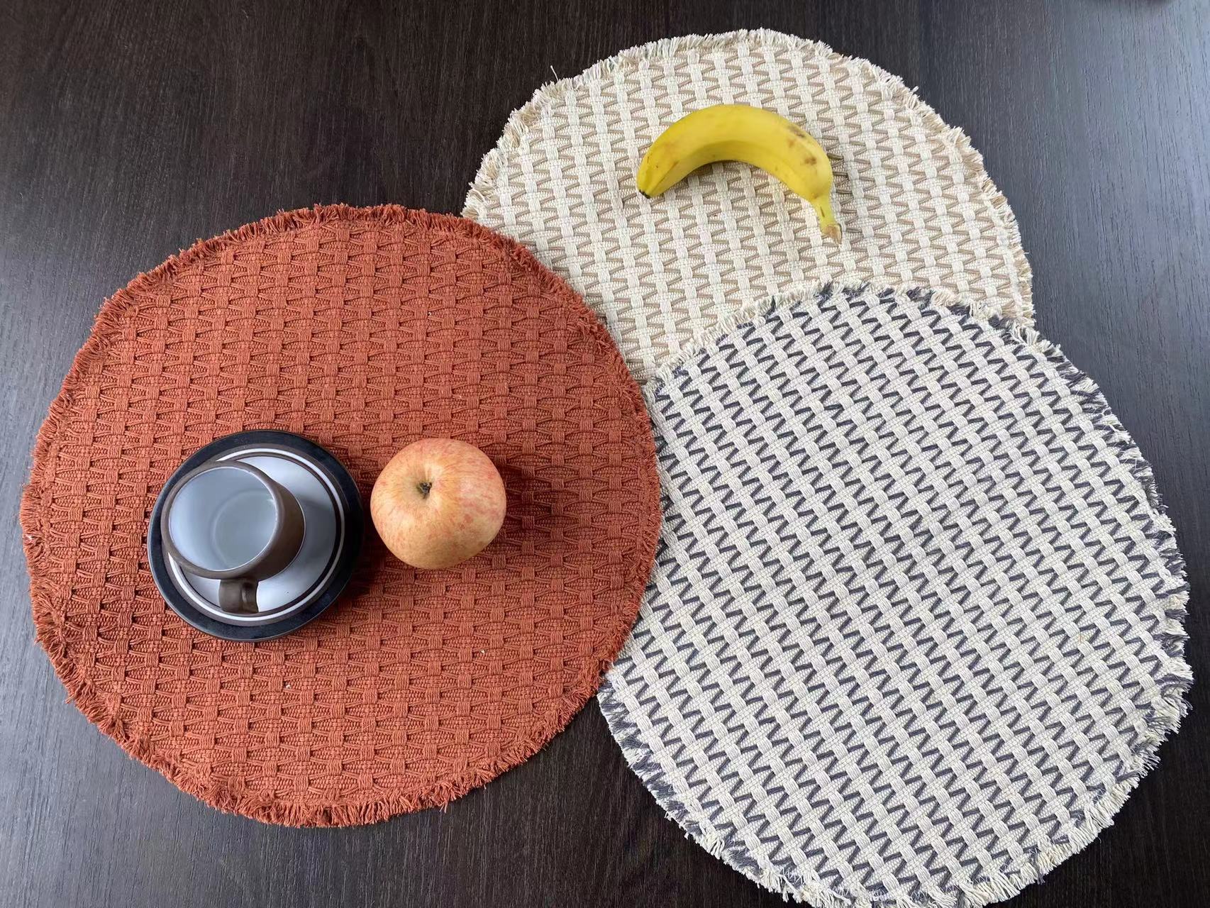 Sustainable Heavyweight Handwoven Cotton Table Cover for Kitchens Long Lasting