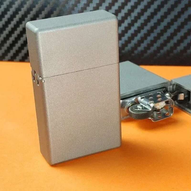 Zorro Titanium Alloy 538, 912 Narrow Hine Small Square Head Kerosene Lighter Gadget Smoking Accessories With Box