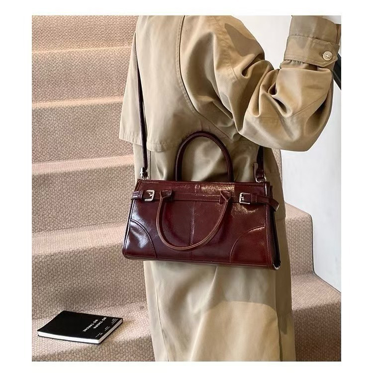 Totes Red Wedding Bridesmaid Large Capacity Bucket Platinum Women's 2024 Korean Fashionable Totes
