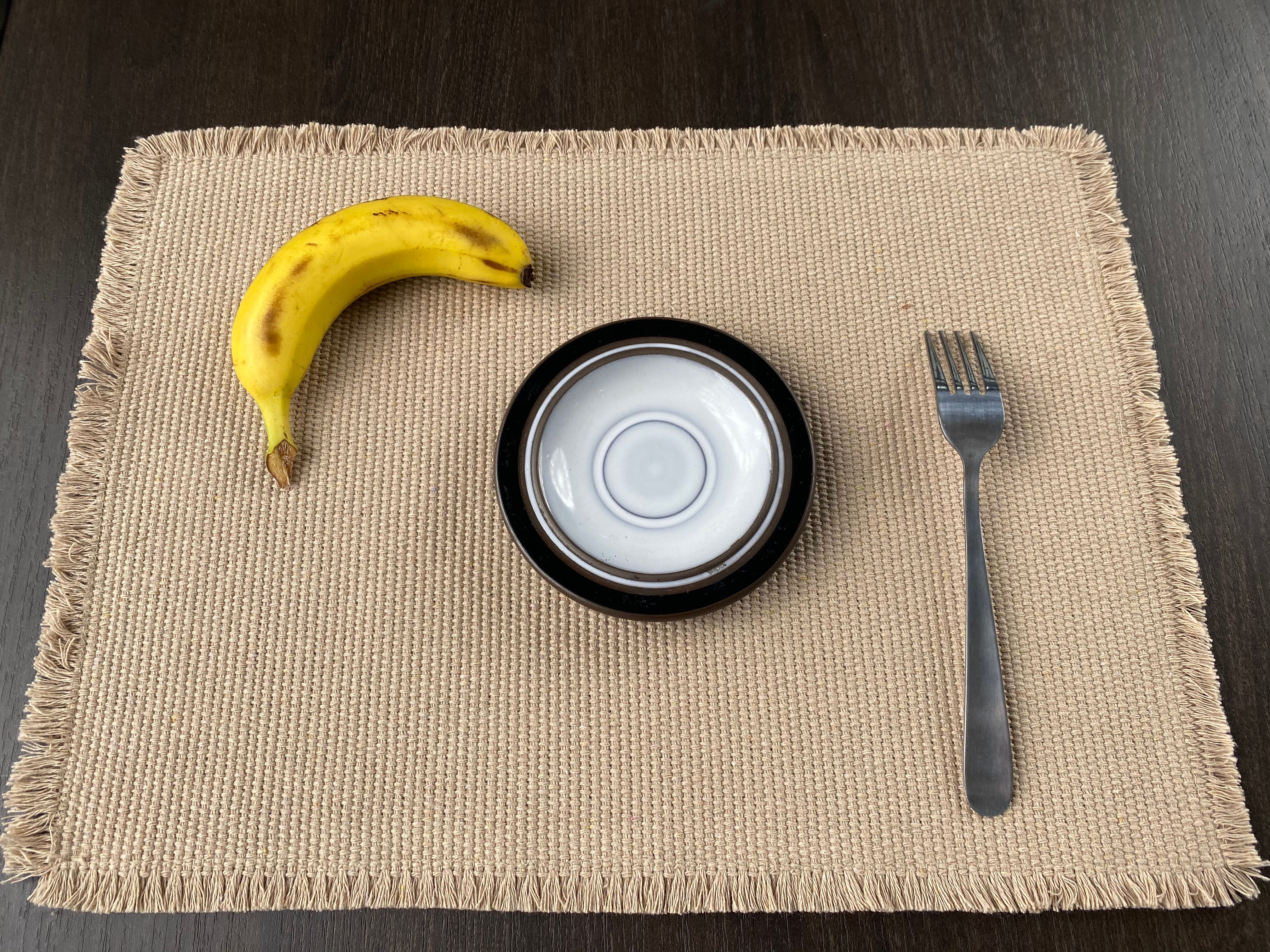 Heavyweight Cotton Kitchen Mat - Environmentally Conscious, Handmade Table Runner