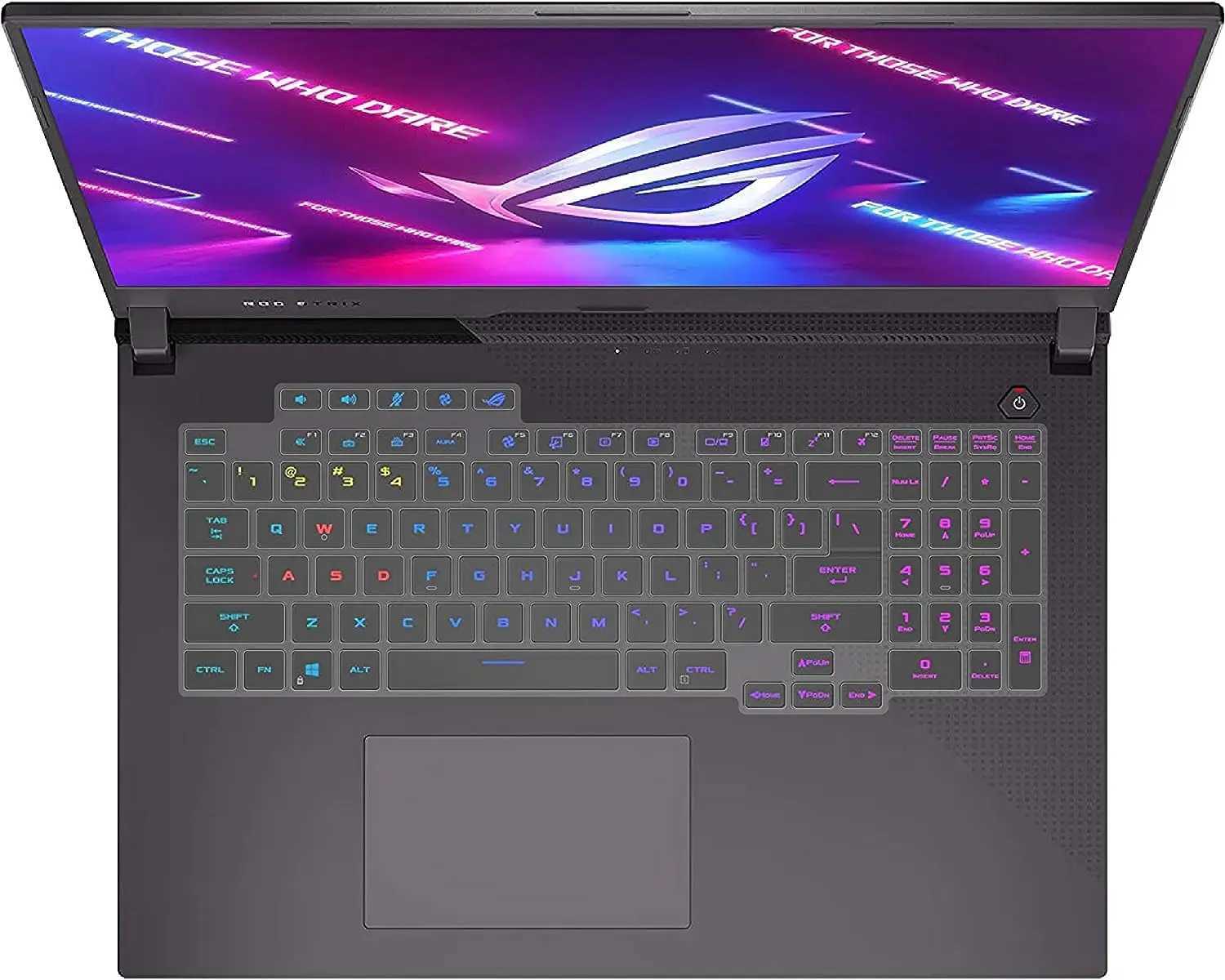 Keyboard Covers Keyboard cover skin for ASUS ROG Strix G17 2023 G733 G733ZX G733ZM G733PZ G733PY Scar 17 SE G733CX Strix G17 G713 G713QR G733ZS z0114