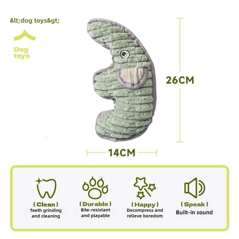Fun Squeaky Dog Chew Toy, Durable Teething and Interactive Boredom Relief
