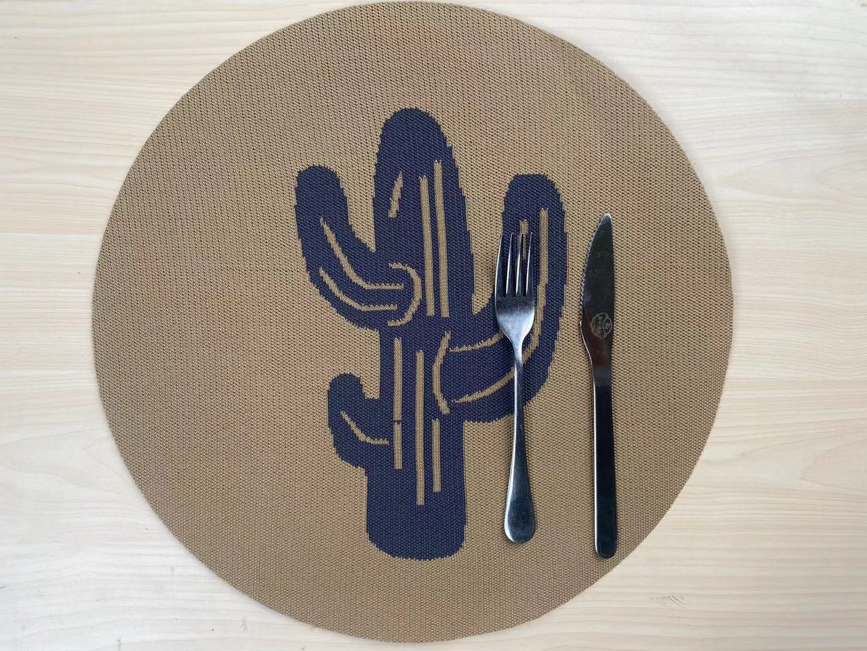 Eco-Friendly Heavy Cotton Kitchen Table Mat with Durable Handwoven Pattern