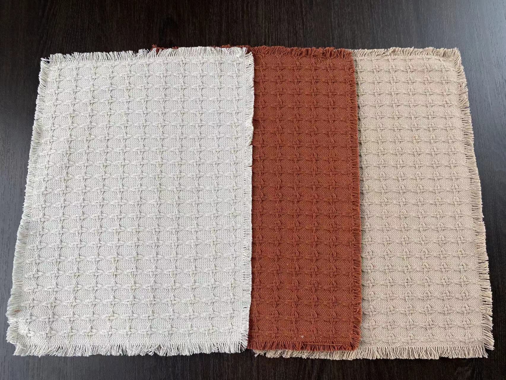Sustainable Handwoven Cotton Kitchen Mat - Sturdy and Environmentally Friendly