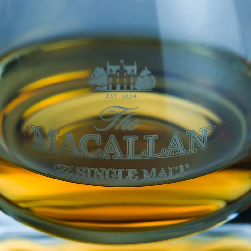 Chamvin Private Collection Macallan Glass Whiskey Glass Single Malt Crystal Wine Bottle Vodka Cognac y Sniffer Cup 250110