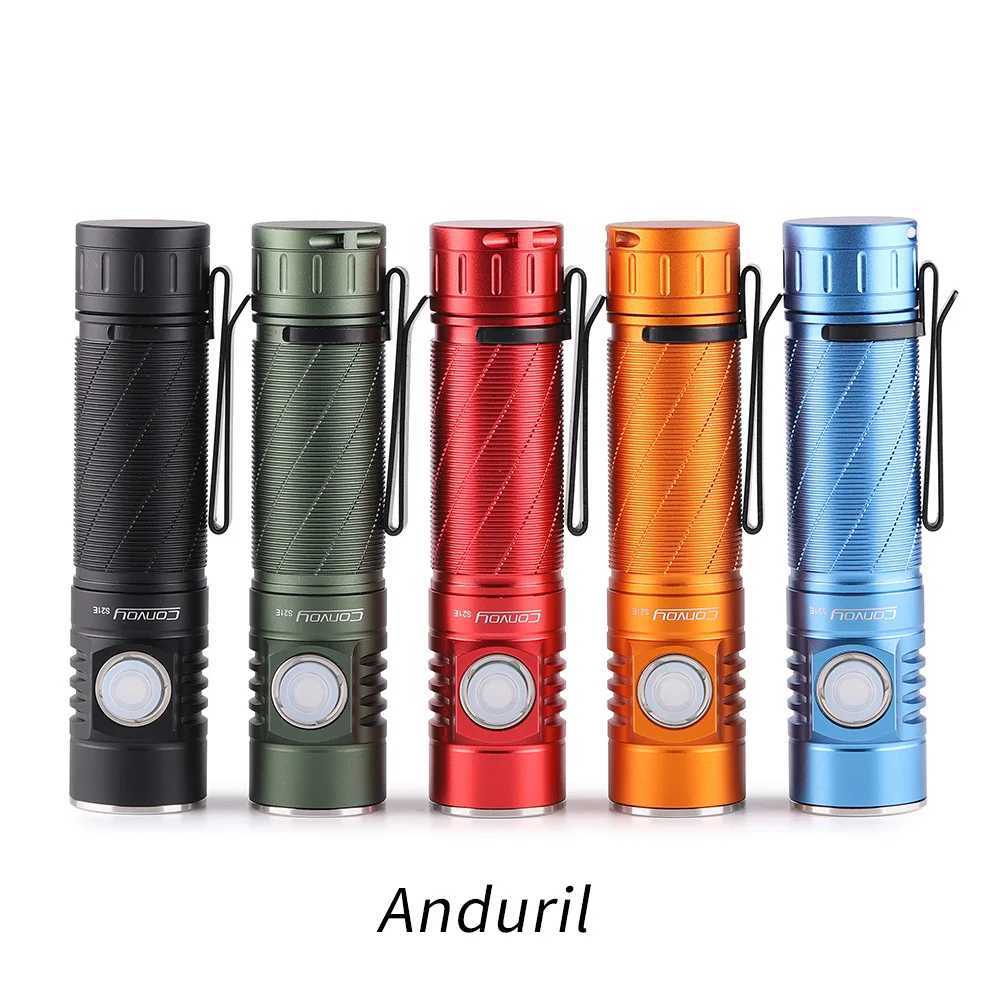 Convoy S21E 21700 flashlight SST40 SFT40 519A3V XHP50.3 HI Type-c charging portAndurilXJ250114