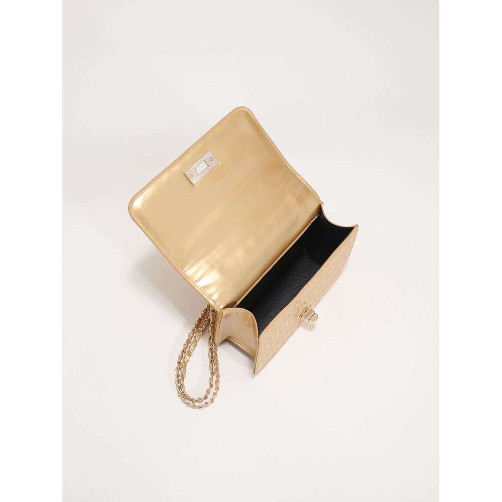 Luxury Brand Designer Bag 2025 New Designer Bag Shoes Free Shipping Bag Waterproof,Lightweight,Business Casual Mini Metallic Artificial Patent Leather