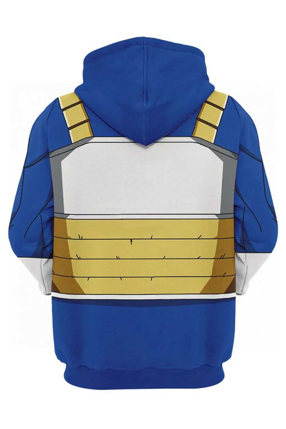 Adult Vegeta IV Cosplay Hoodie Anime Roleplay 3D Printed Hooded Sweatshirt Men Women Casual Streetwear Pullover Coat Costume W250114