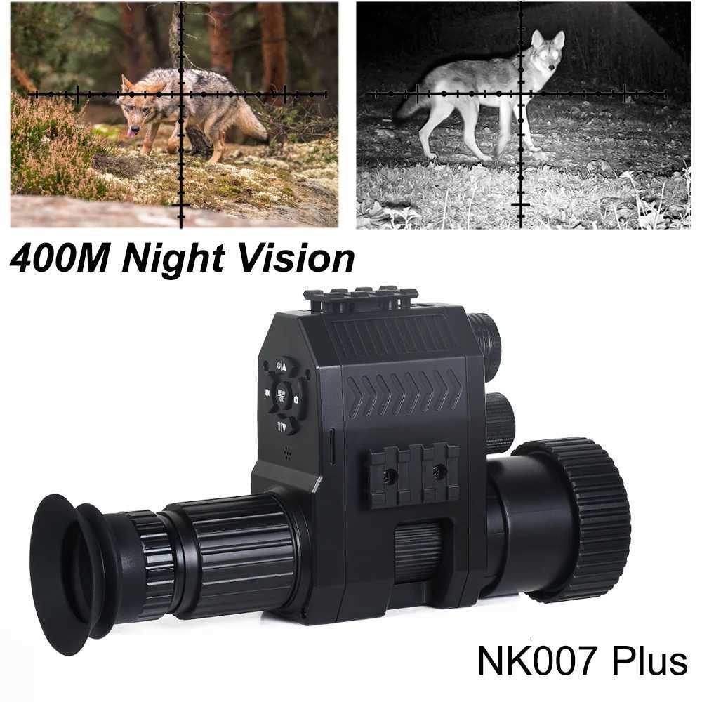 Megaorei NK007 Night Vision Monocular Hunting Rifle Scope Optics Infrared Camera Photo Video Recording 200-400M in DarknessW241014