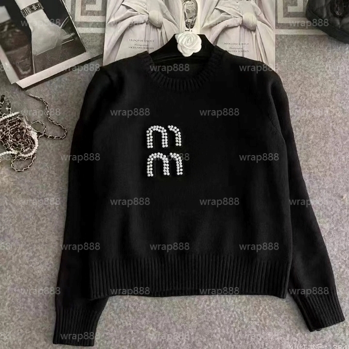 Women's Sweaters Designer Clothing Luxury Tops Outerwear Women's Knitted Sweaters Vintage Printed Cardigans Crew Neck Women's Long Sleeve Casual Sweater Jackets