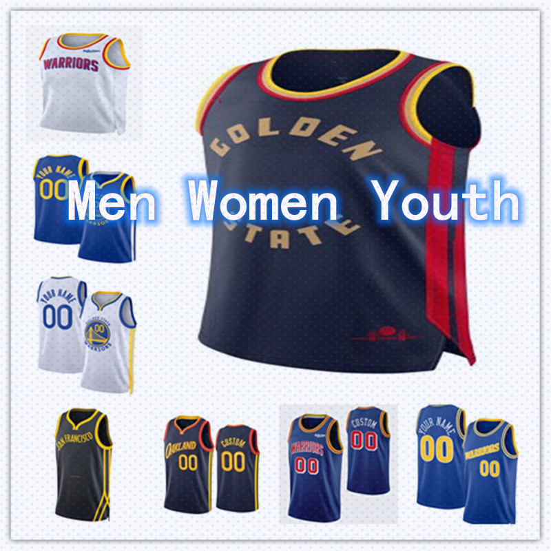 Warriors Jersey custom Basketball Curry Butler III Brandin Podziemski Jonathan Kuminga Draymond Green Buddy Hield Moses Moody Trayce Jackson-Davis Gary Payton II