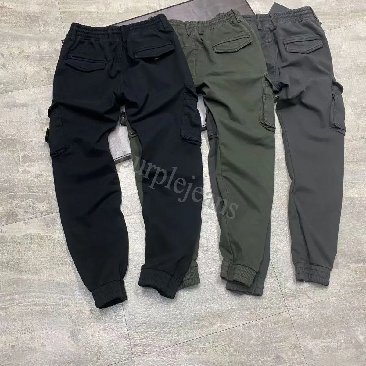 Designer Pants Exclusive Jeans Men's Stones Jeans Brand Jean Men's Black High-end Quality Trousers Vintage Tide Street Fashion Casual Islandes Sweatpants Design