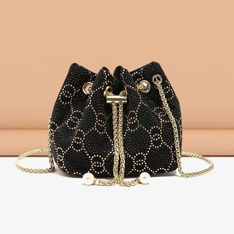 New Women's Bag: Elegant And High-End Solid Color Sequin Crossbody Shoulder Handbag, Evening Bag