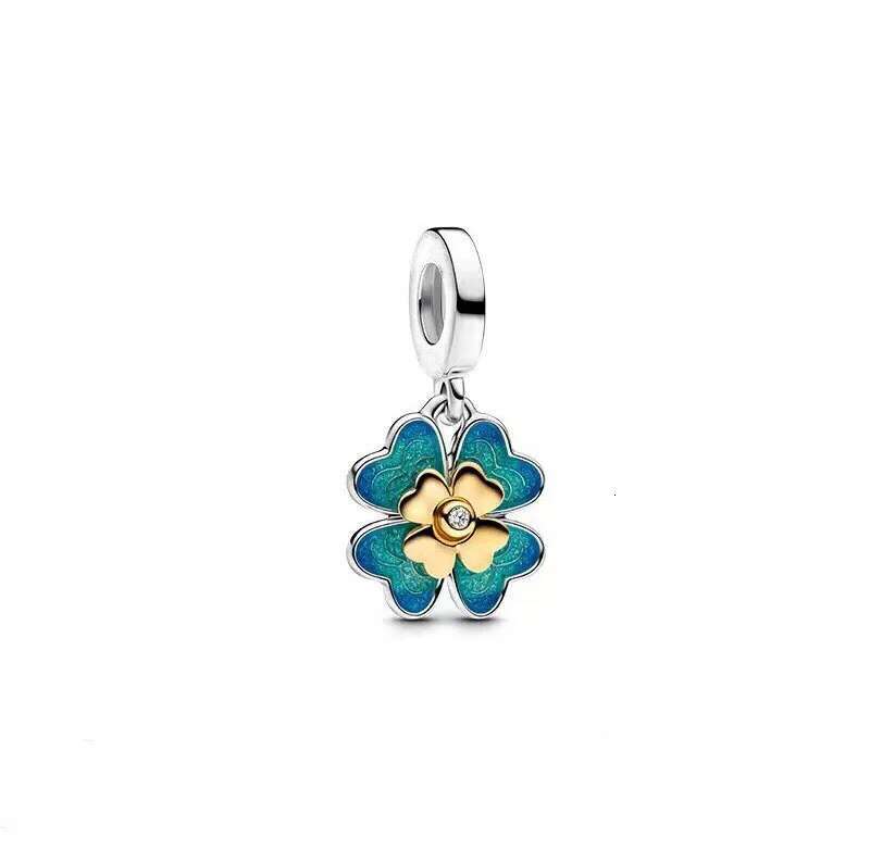 2025 New Charms 925 sterling Silver luxury Rose Love Butterfly Pendant charm double love Earring Necklace for women jewelry Valentine's Day gift 