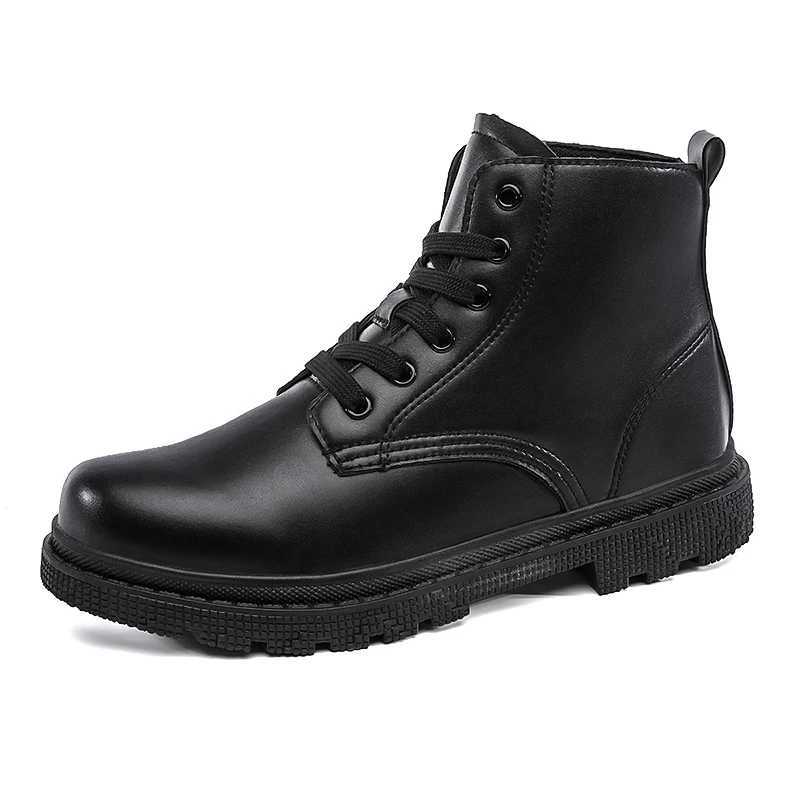 Men Leather Boots 2024 Mens Tooling Safety Shoes for White Casual Shoes British Style Platform Breathable Men Boots OutdoorXJ250115