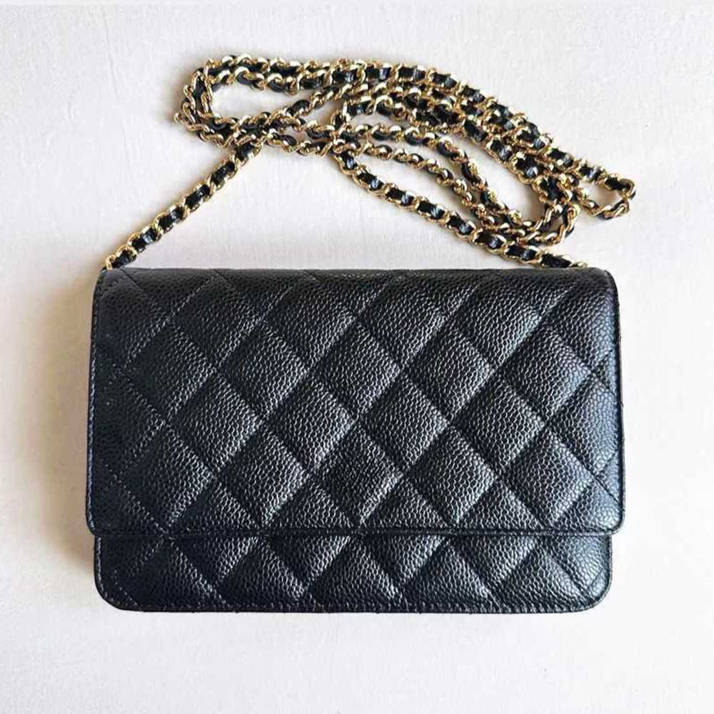 Bags Top Quality Shoulder Fashion Bag Women Designer bag Wallet On Chain caviar Woc bags Grained Shiny Calfskin Crossbody Purse handbag